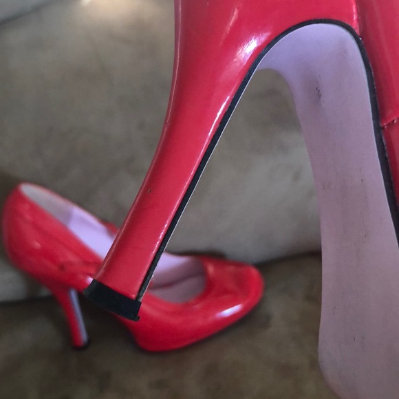 🔥 Red platform heels 👠 - Picture 2 of 5